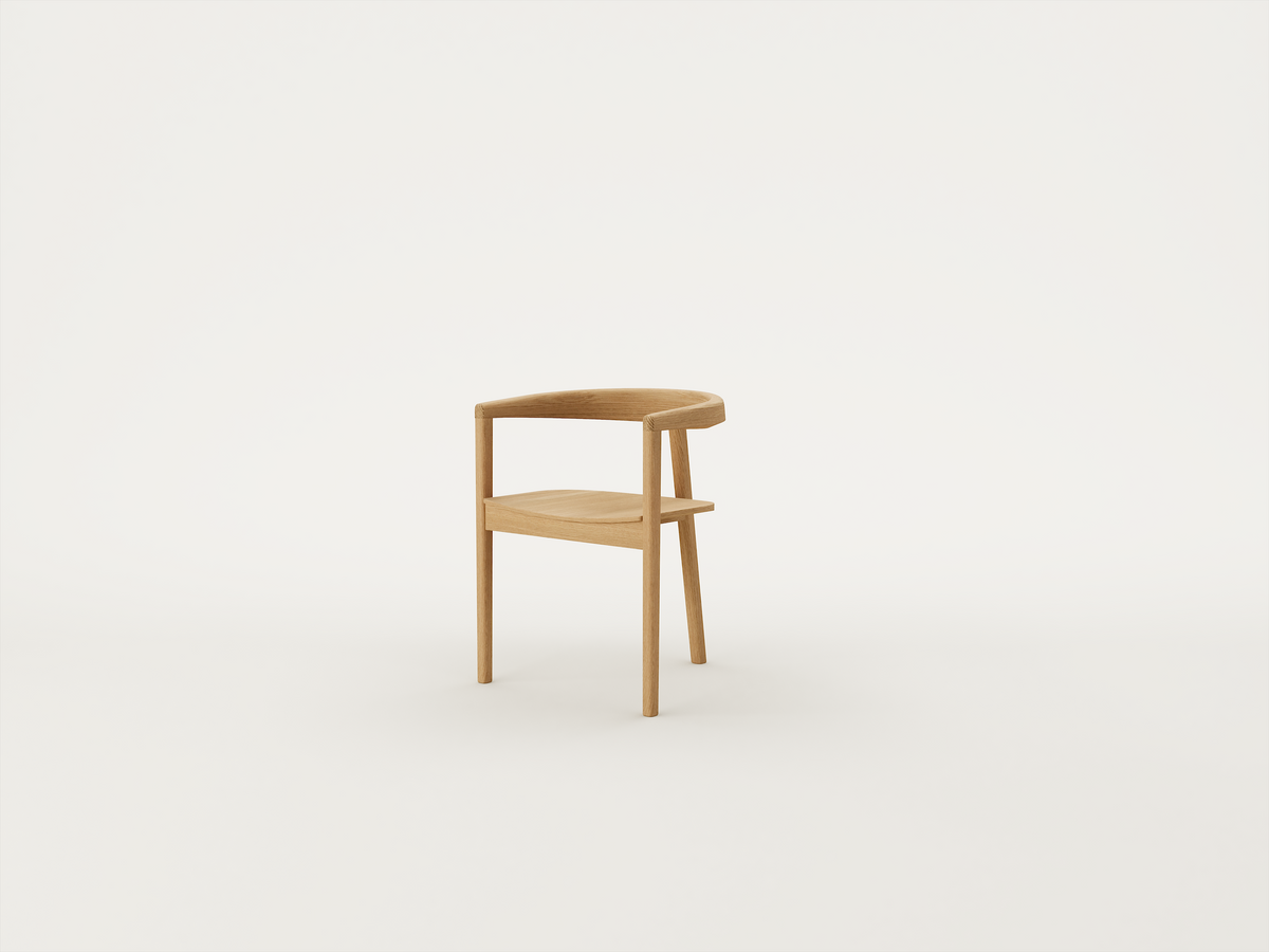 SBR C01 Arm Chair - Timber Seat