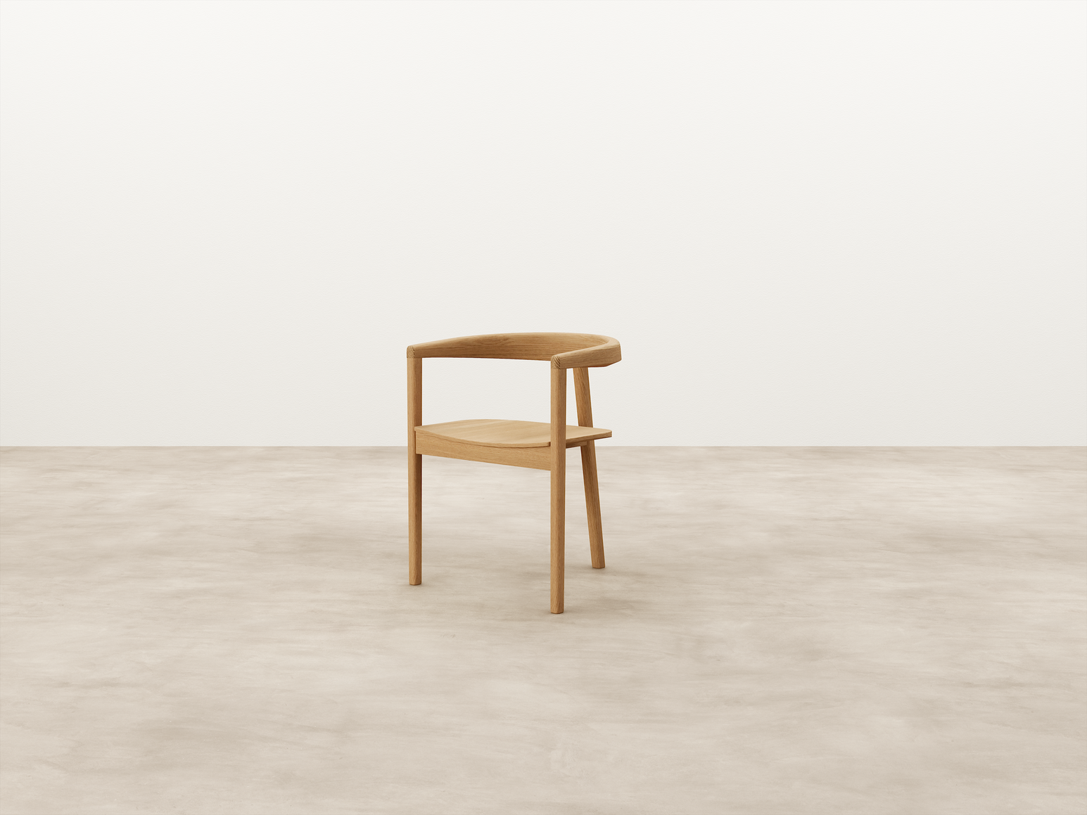 SBR C01 Arm Chair - Timber Seat