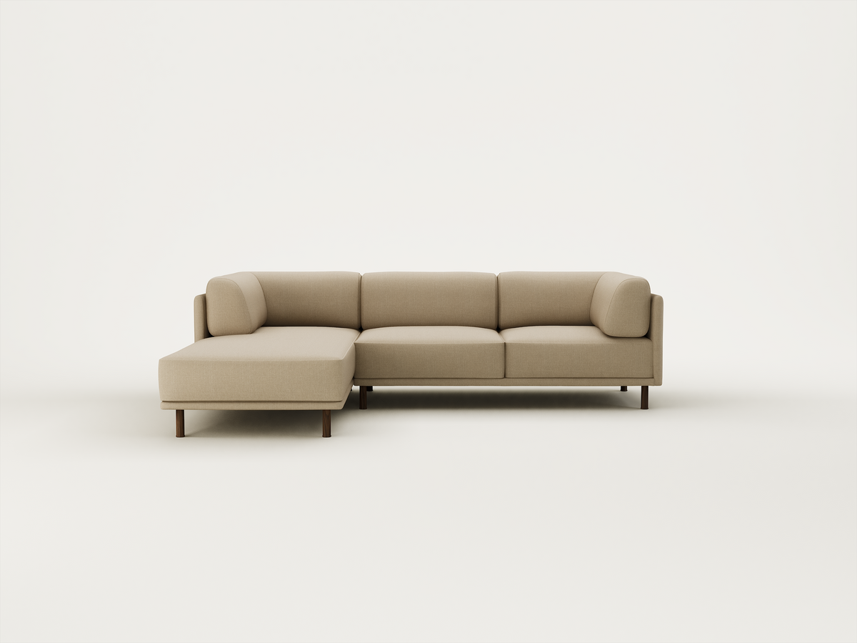 Enya 3 Seater - Left Hand Chaise / Cushioned Right Arm