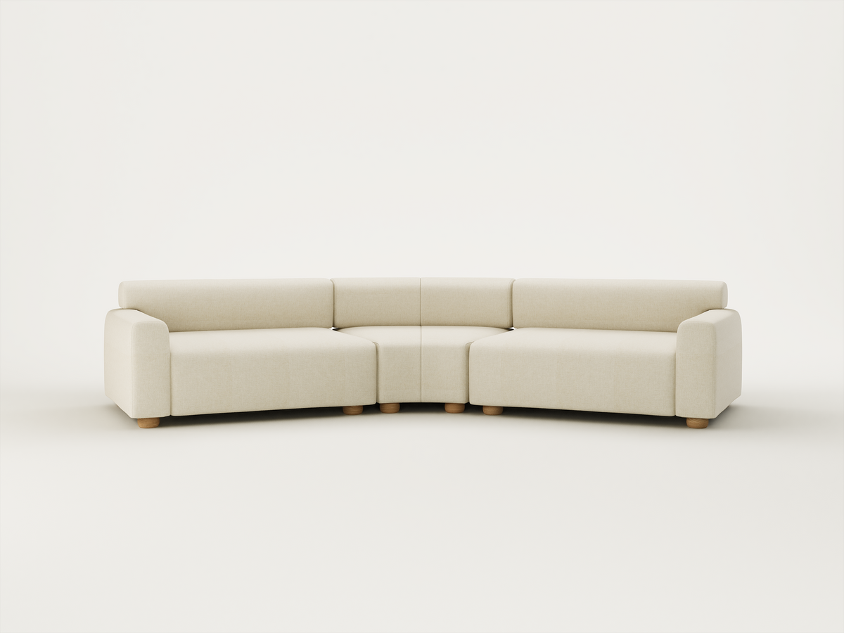 Kingsview Corner Sofa - Wedge