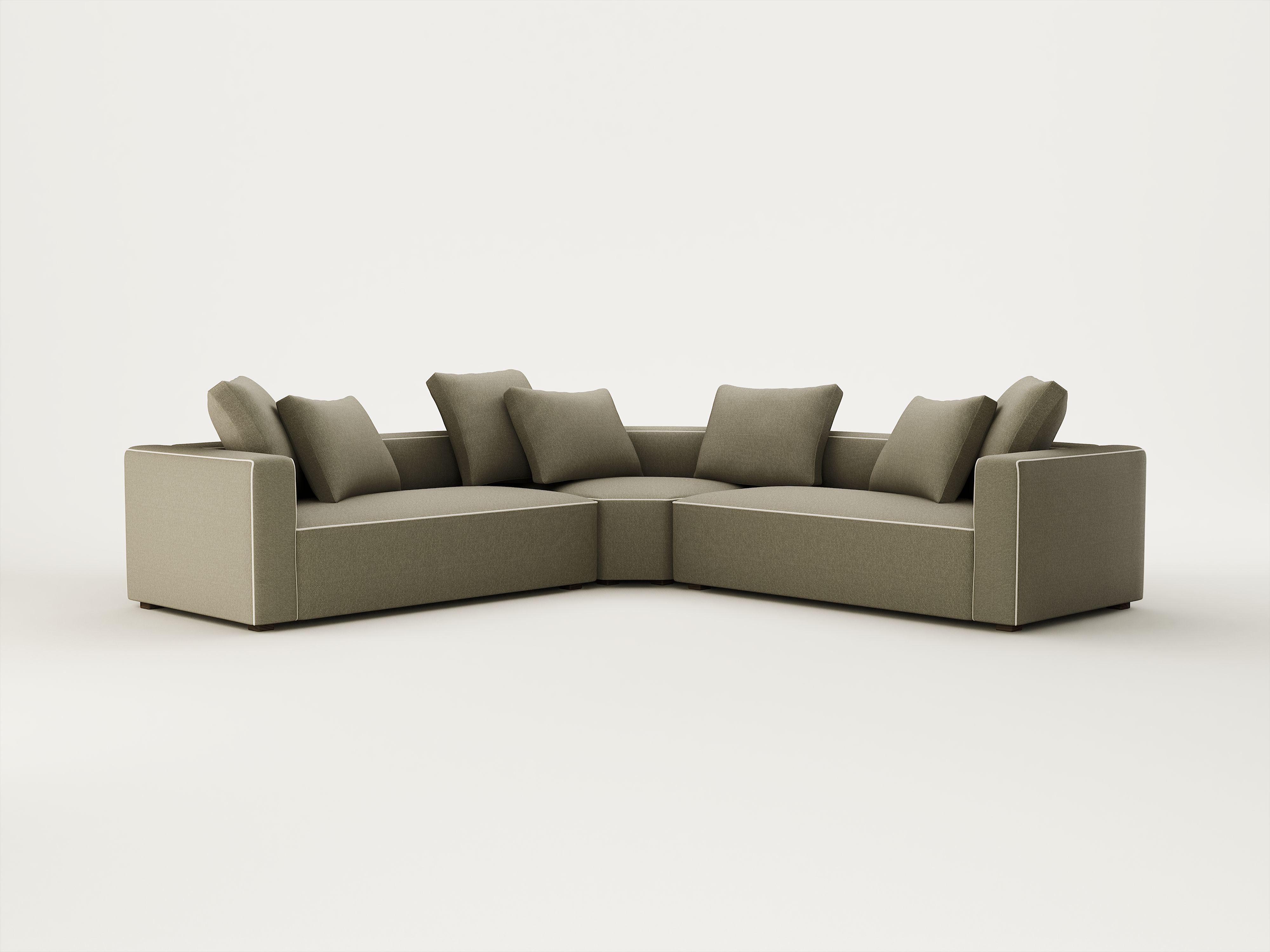 Rondo Bronze / Piping-Kanvas Nougat