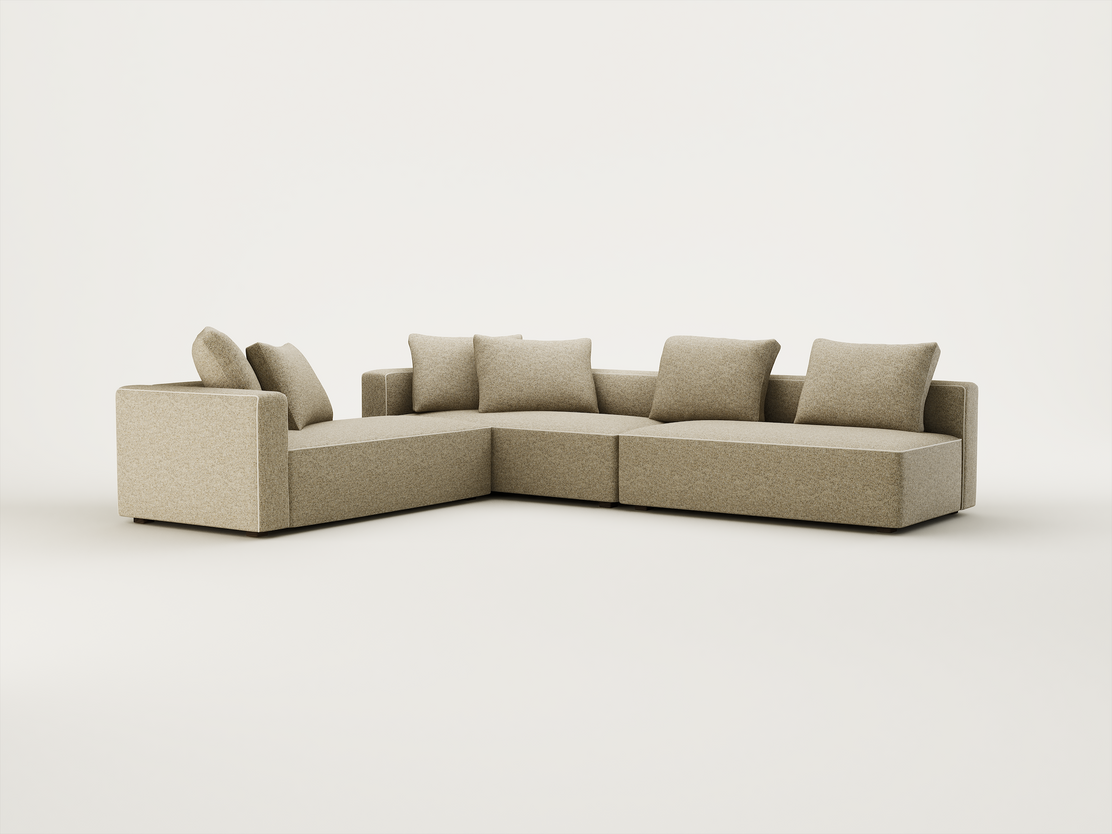 Bora Bora Beechwood / Piping-Kanvas Nougat