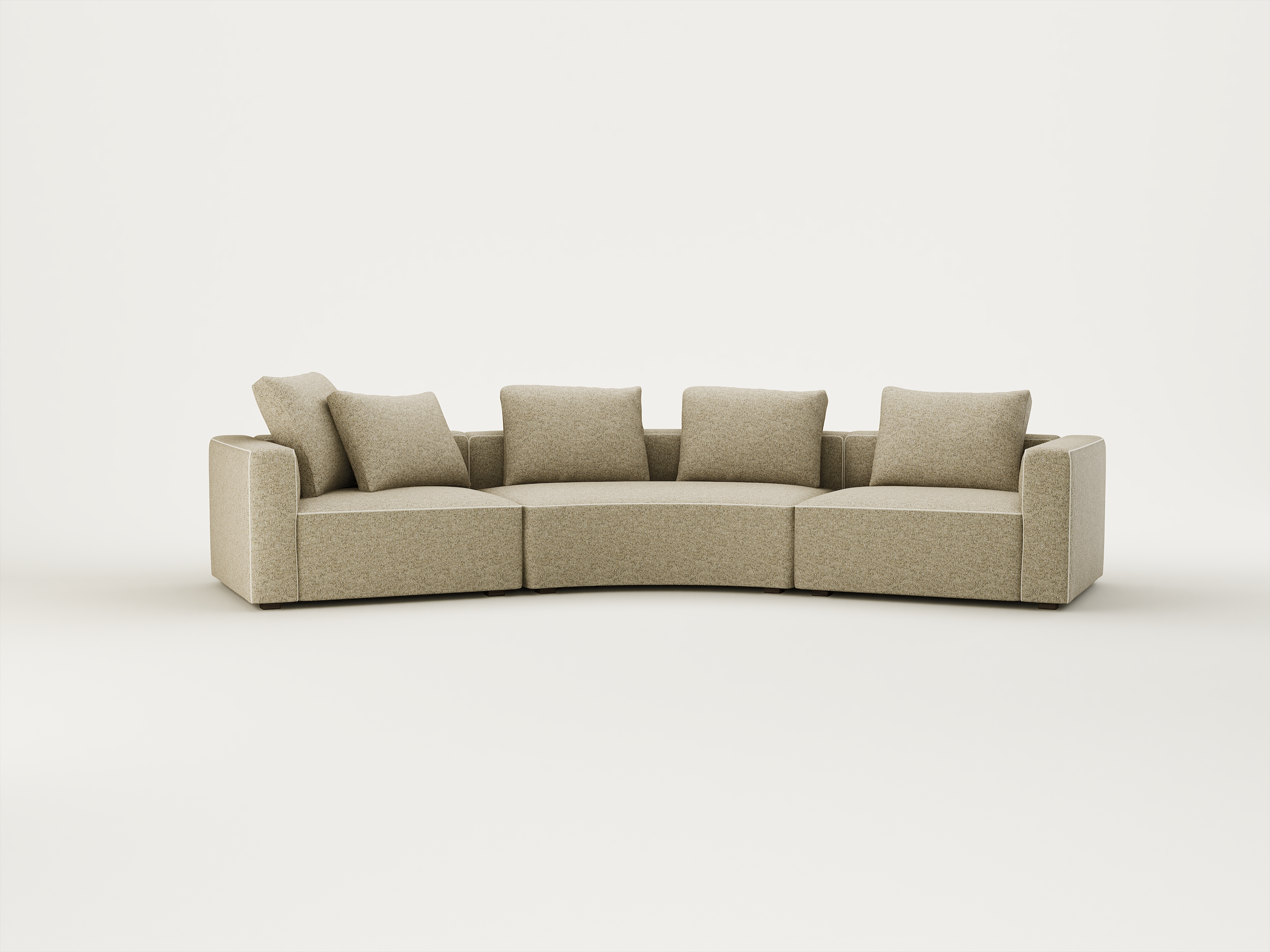Bora Bora Beechwood / Piping-Kanvas Nougat