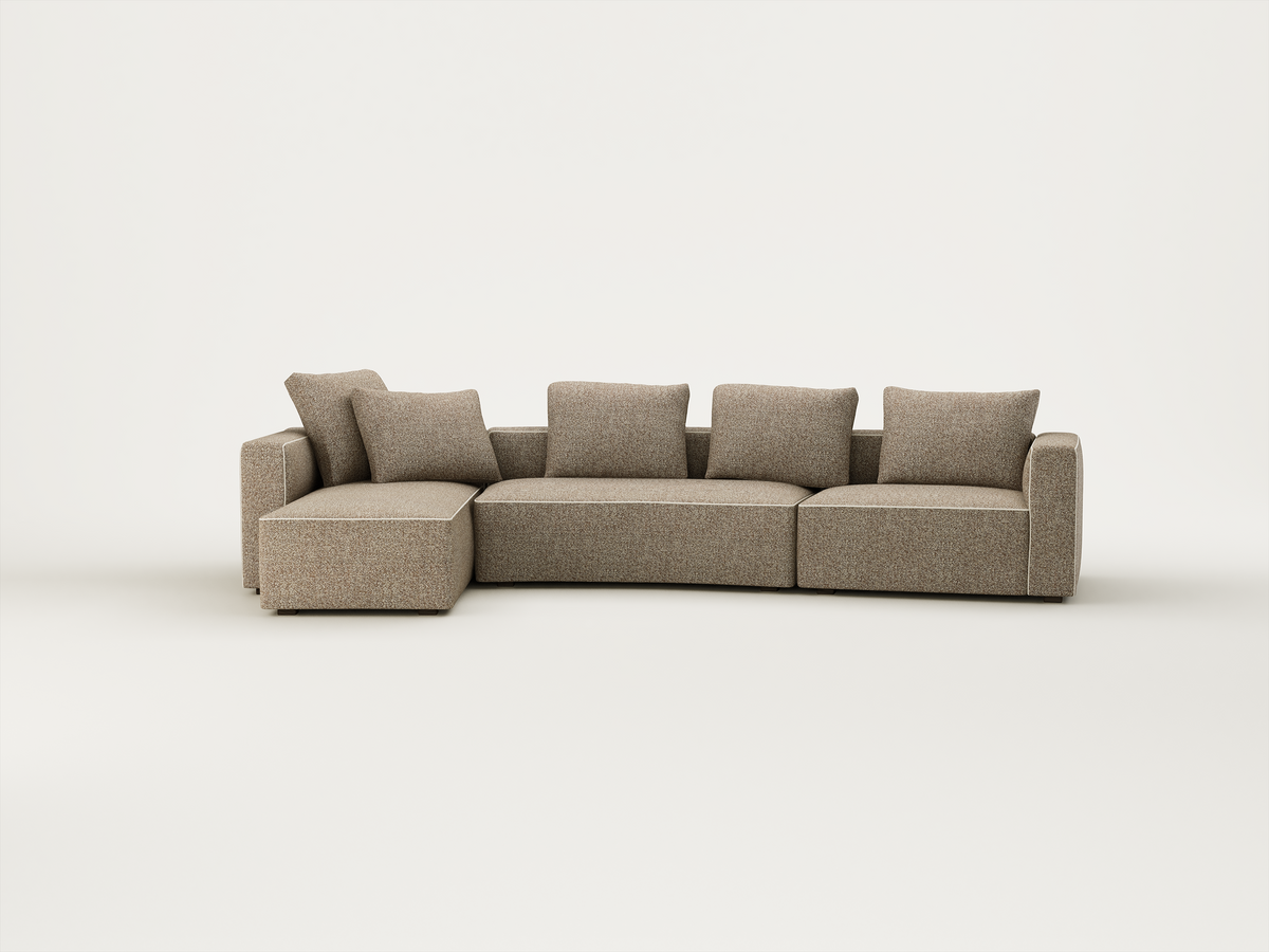 Charly Kinked Sofa - Left Hand Chaise