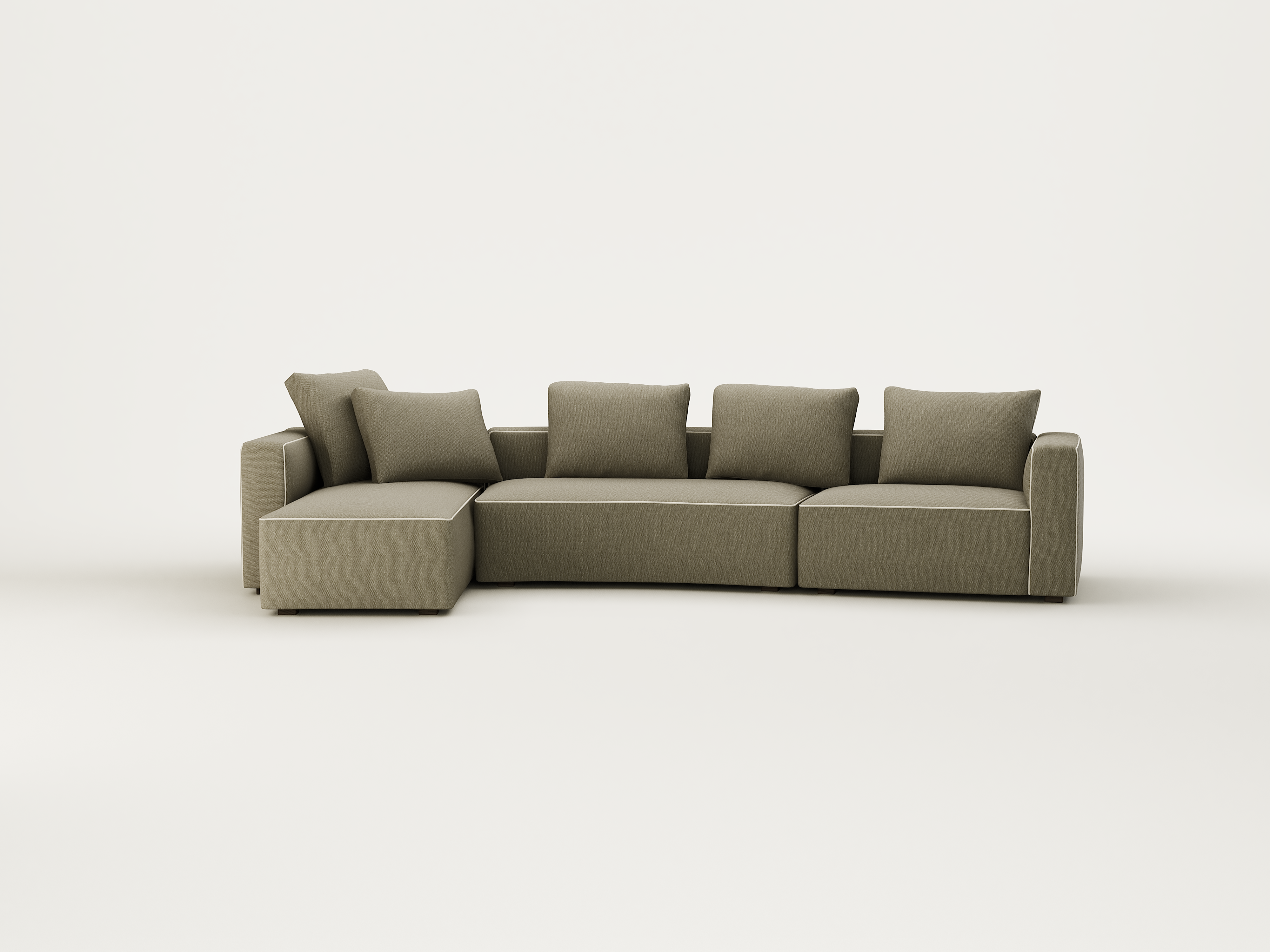 Rondo Bronze / Piping-Kanvas Nougat
