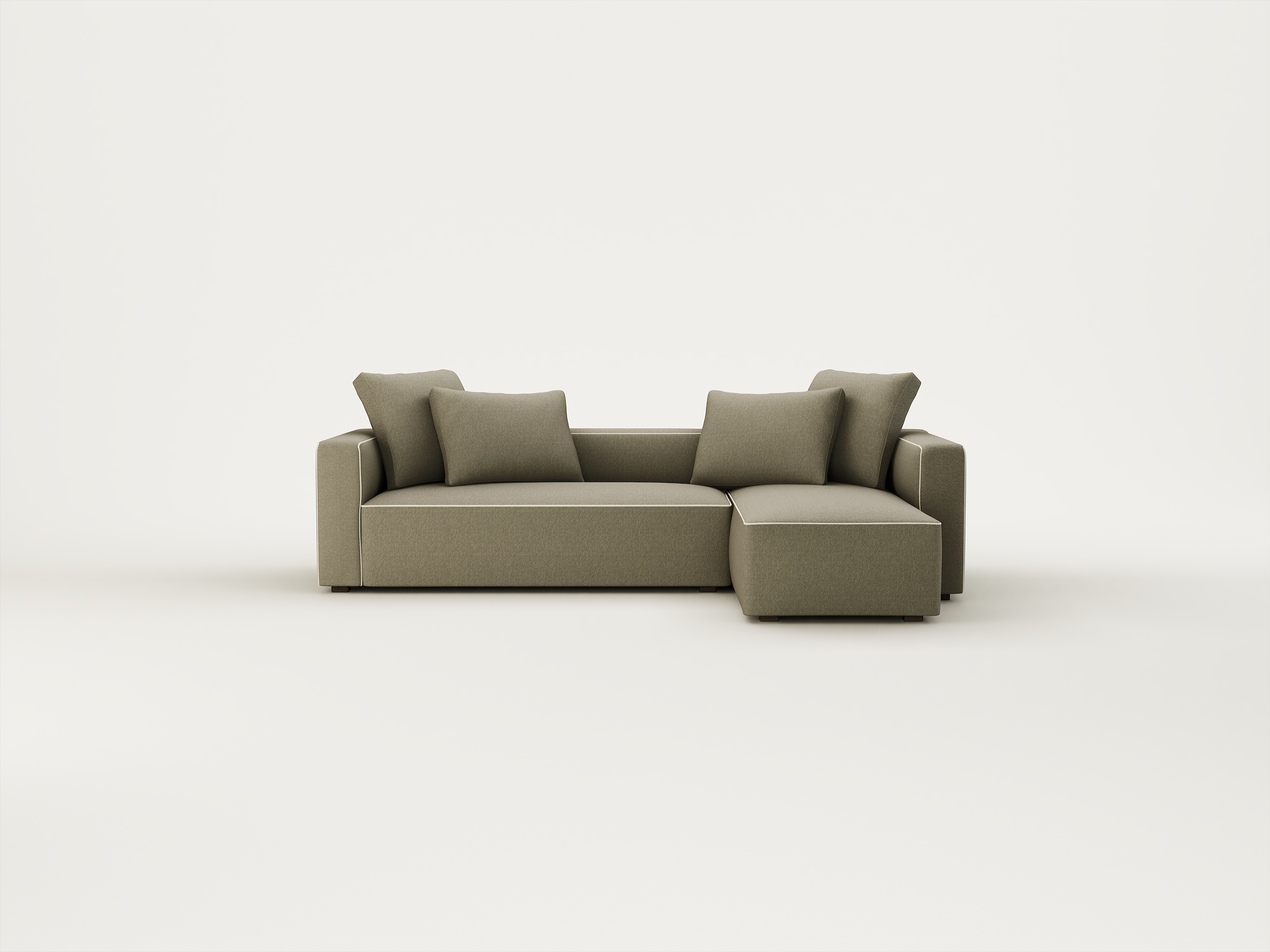 Rondo Bronze / Piping-Kanvas Nougat