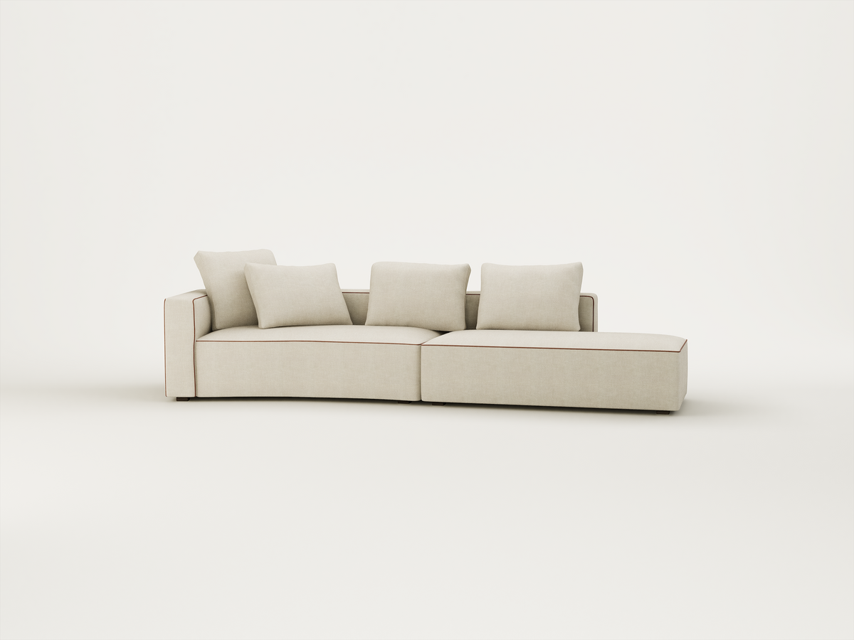 Charly Kinked Sofa - Right Hand Open