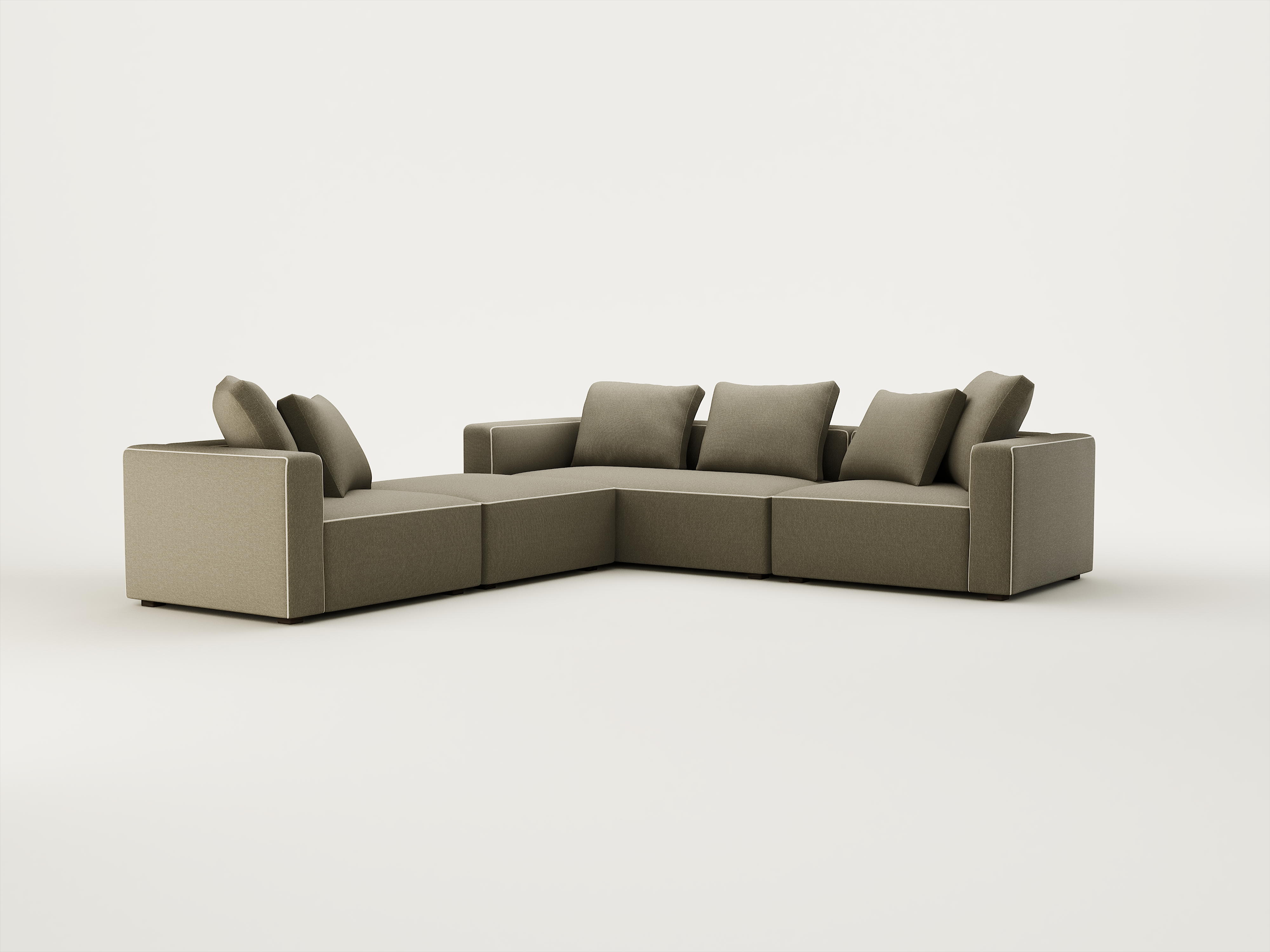 Rondo Bronze / Piping-Kanvas Nougat