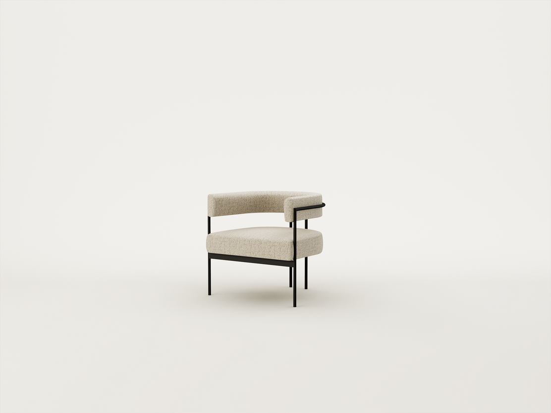 Entwine Linen / Matt Black