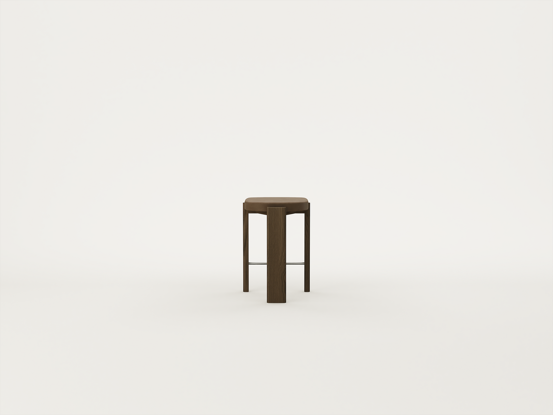 Taupe Ash / Nuance Dark Brown / Brushed Stainless