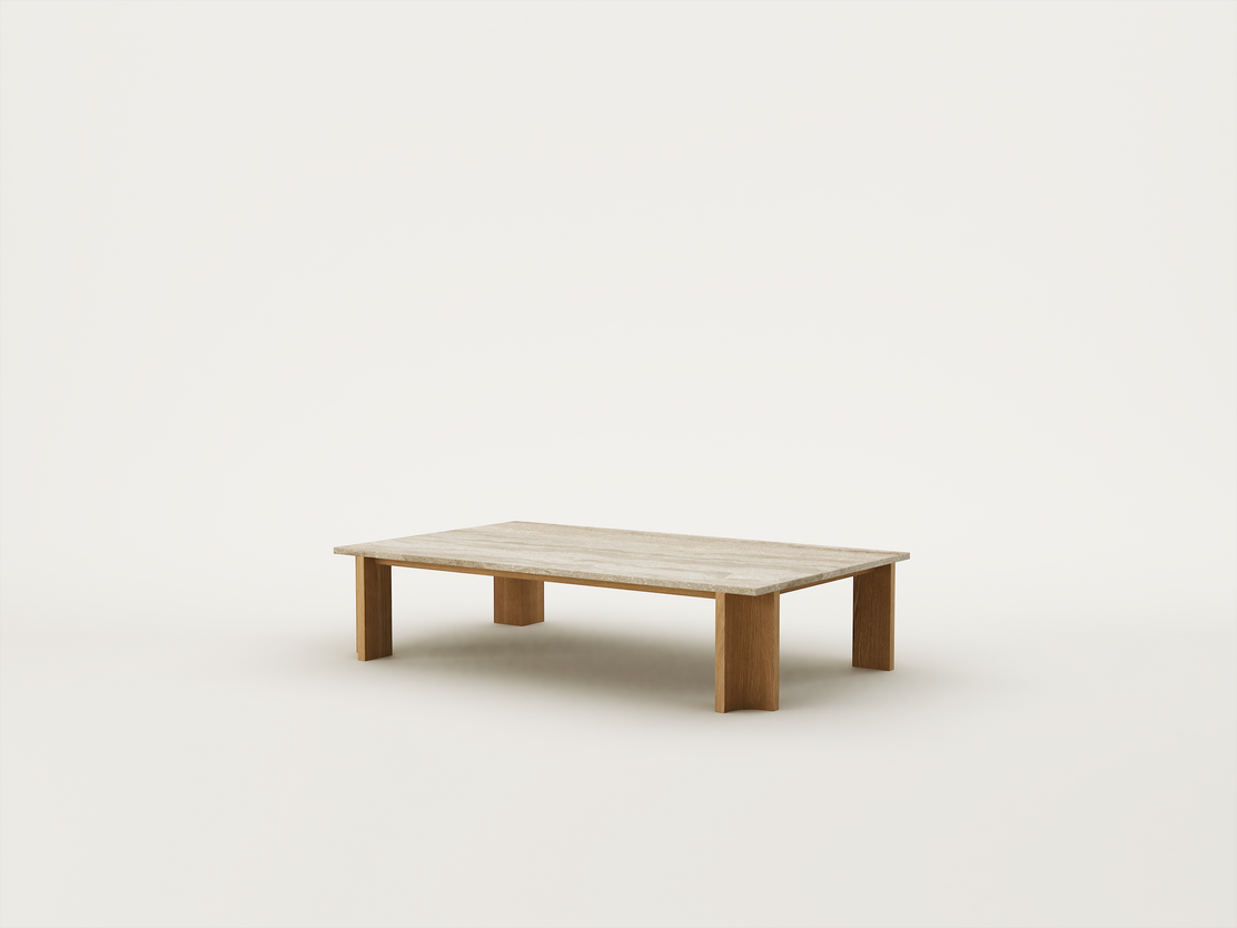 Organic Oak / Utopia Beige / 1200W x 800D x 340H