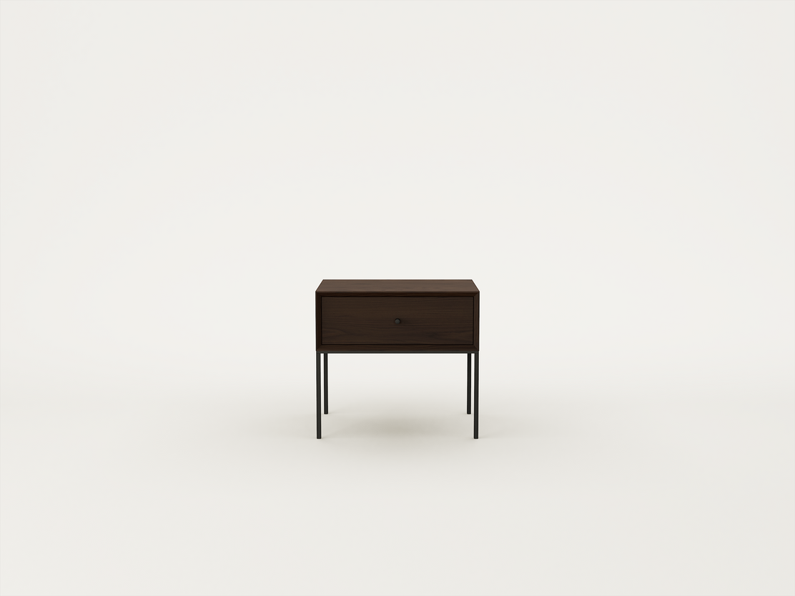 Dark Brown Ash / Matt Black