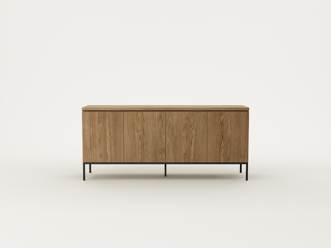 Aged Oak / Matt Black