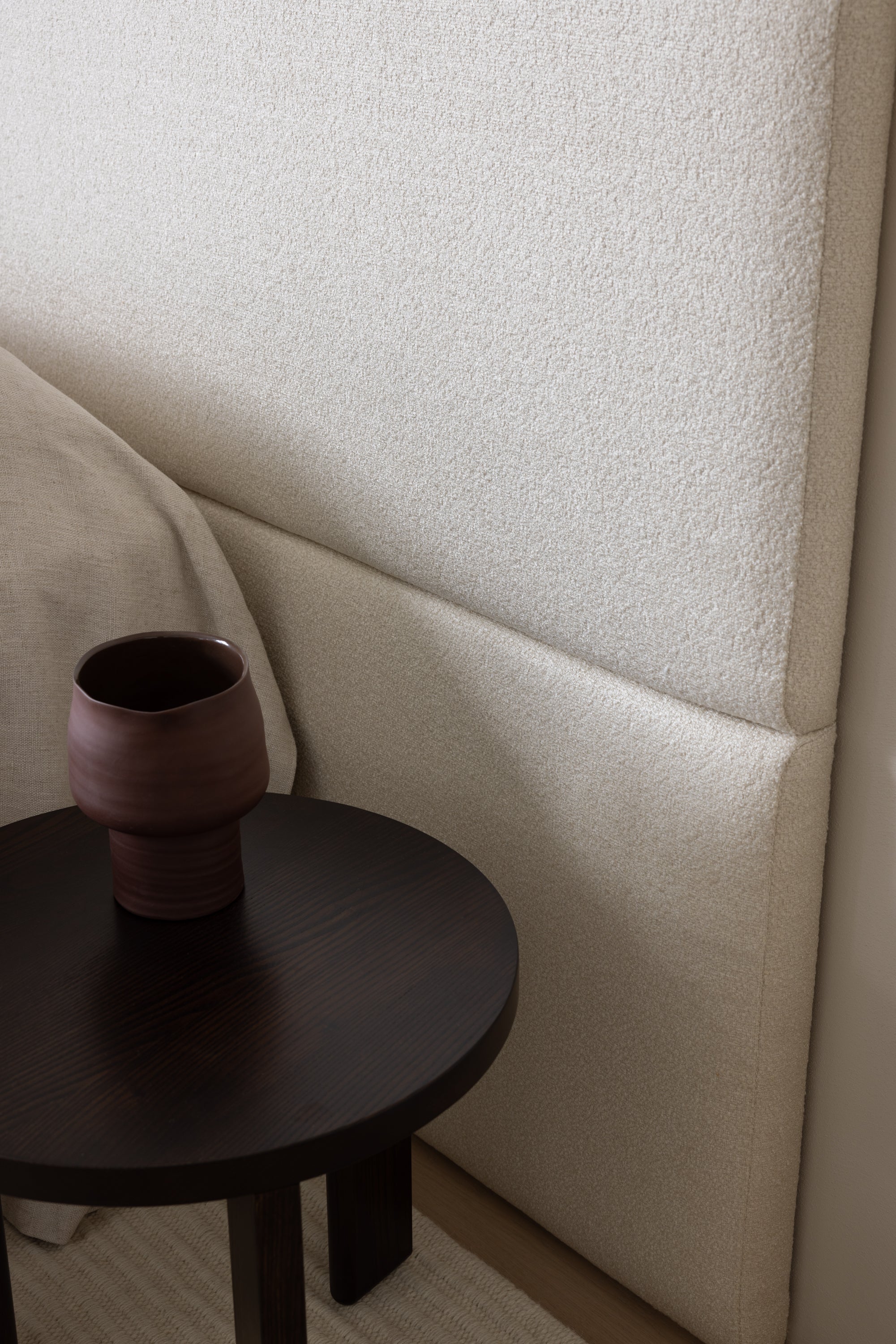 Cora Upholstered Headboard NZ Made Woodwrights