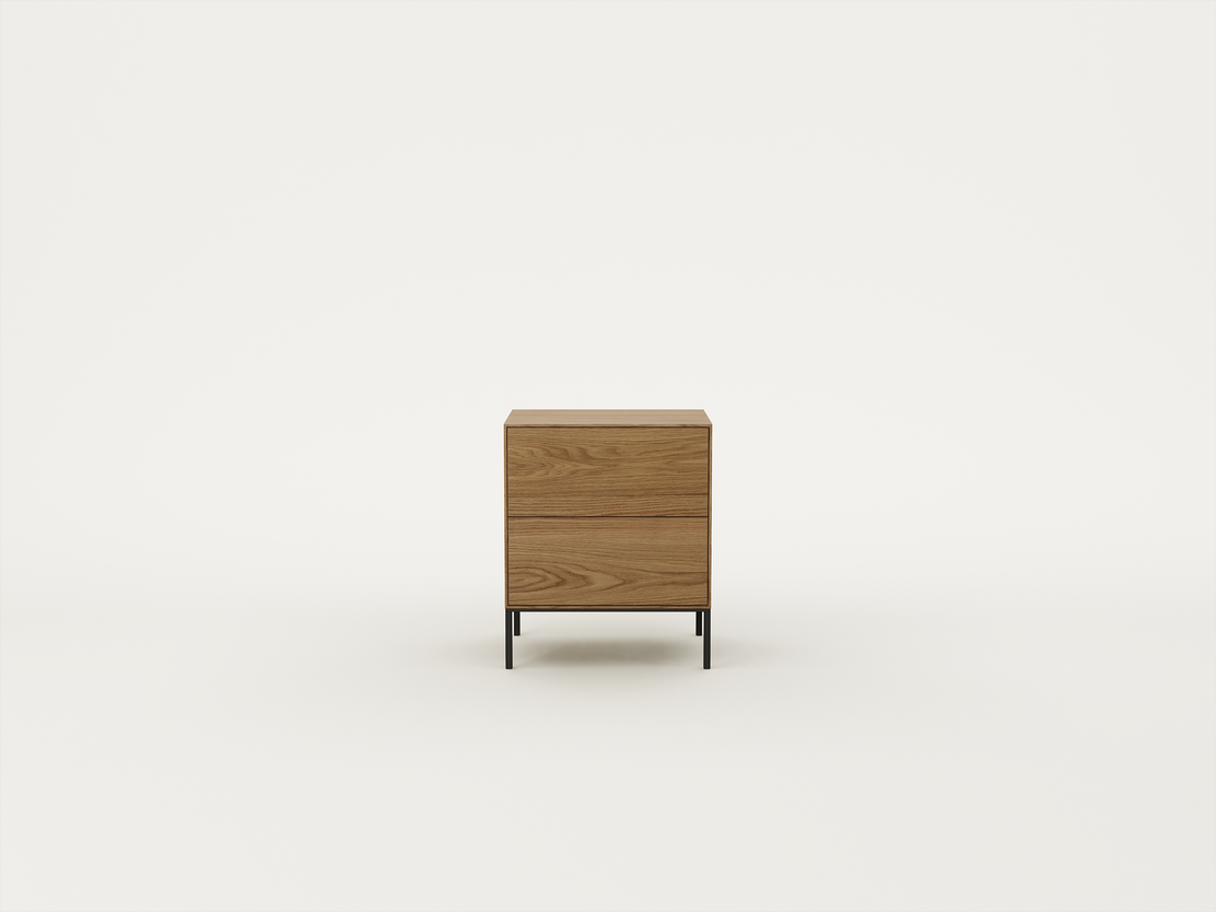 Aged Oak / Matt Black