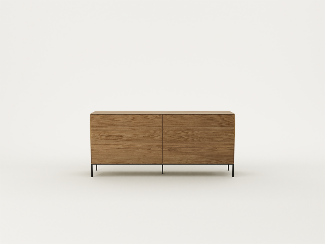 Aged Oak / Matt Black