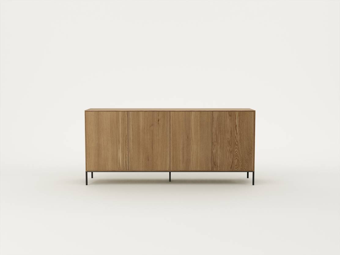 Aged Oak / Matt Black