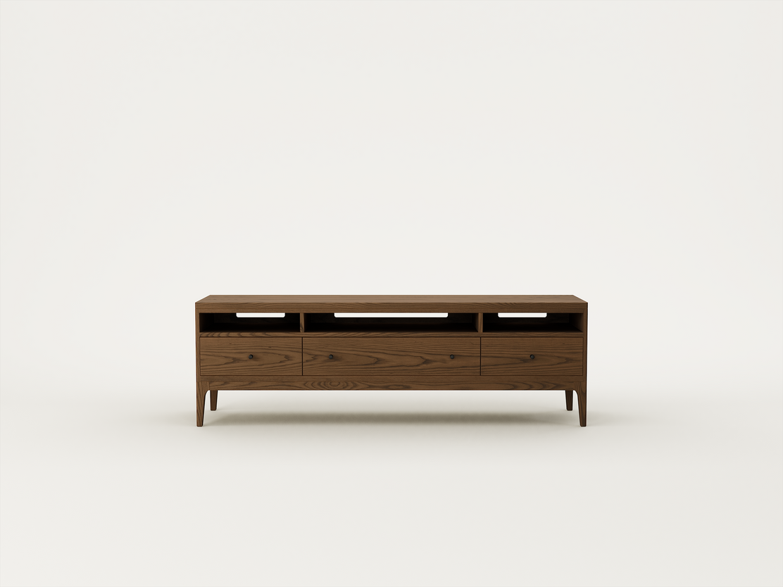 Mid Brown Ash / Cylinder Black