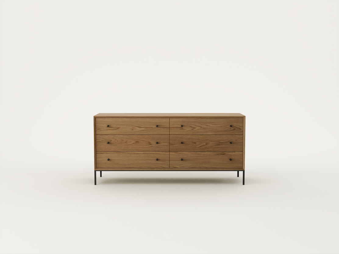 Aged Oak / Matt Black