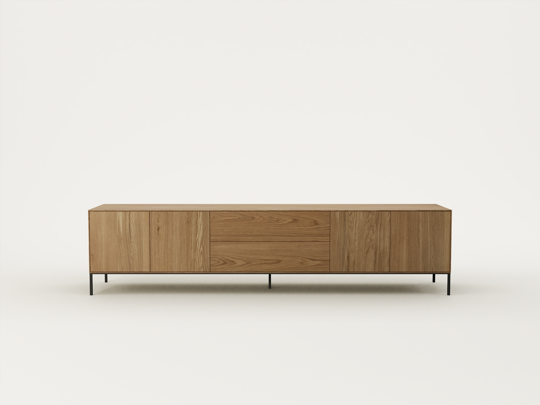 Aged Oak / Matt Black
