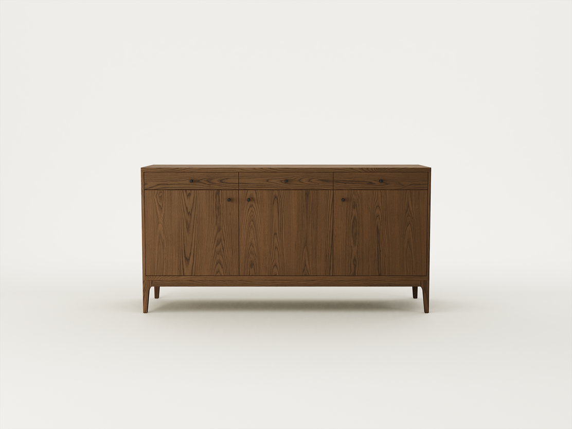 Mid Brown Ash / Cylinder Black