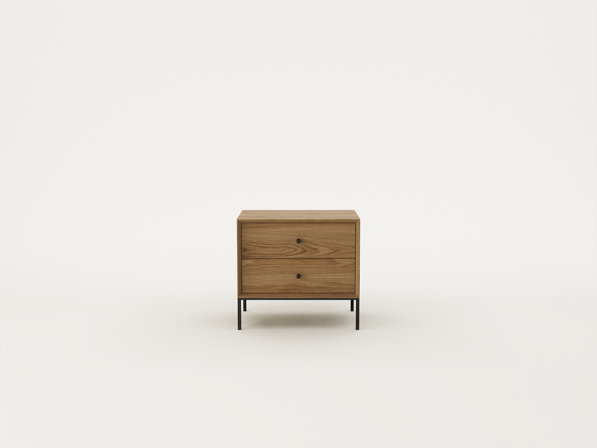 Cosmo 2 Drawer Bedside