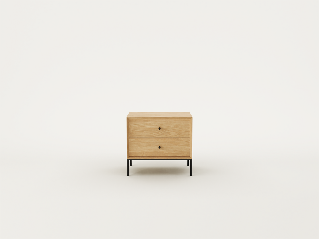 Organic Oak / Matt Black