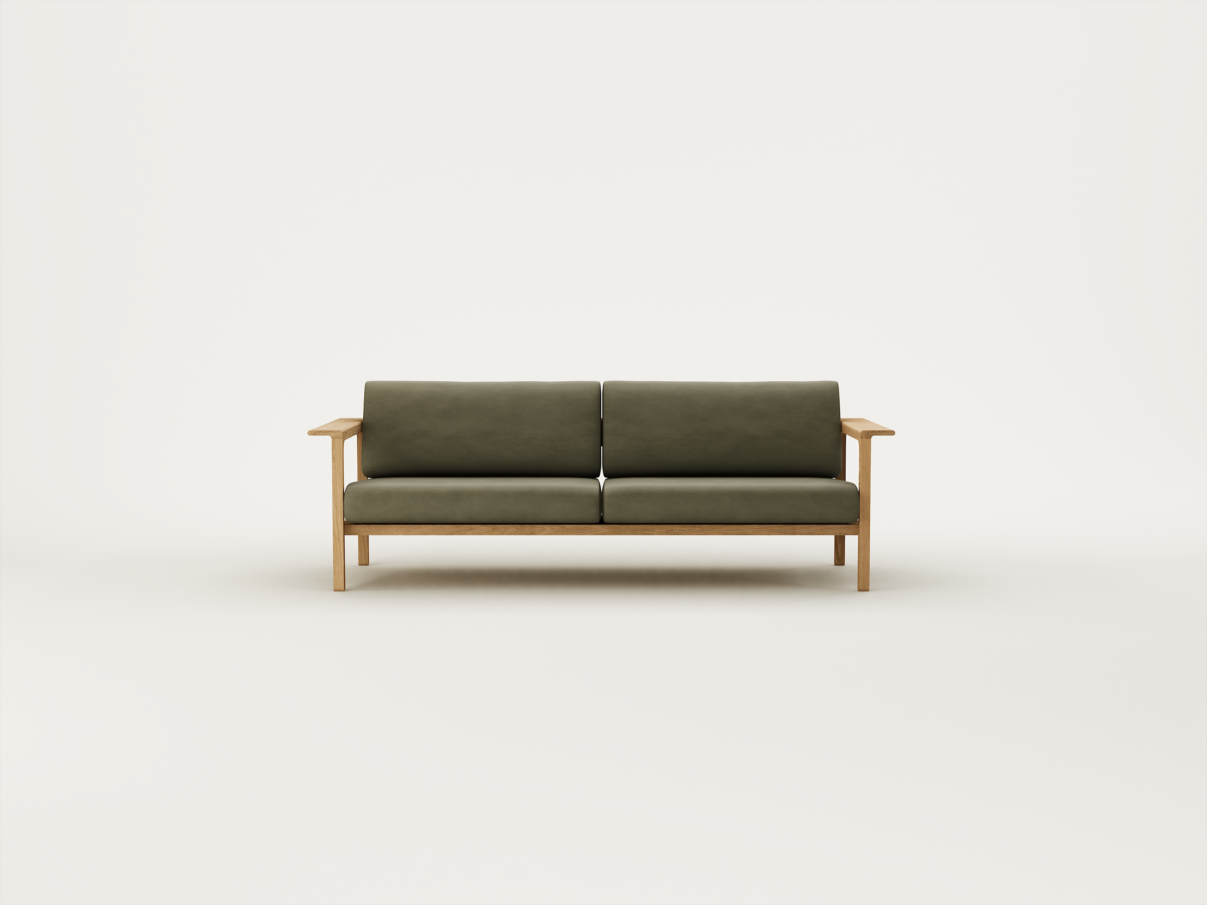 Organic Oak / Nuance Dark Green