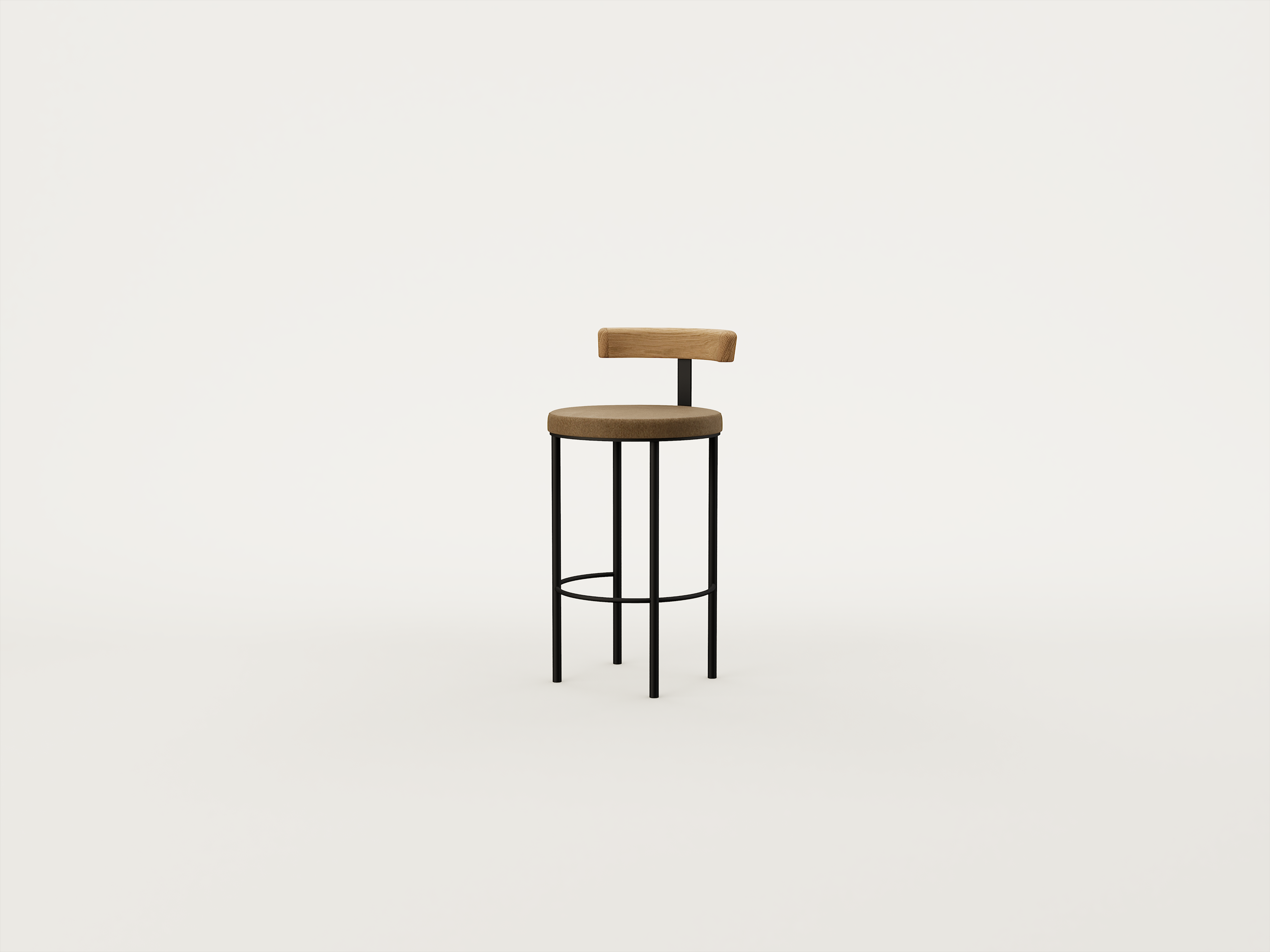 Organic Oak / Dunes Almond / Matt Black