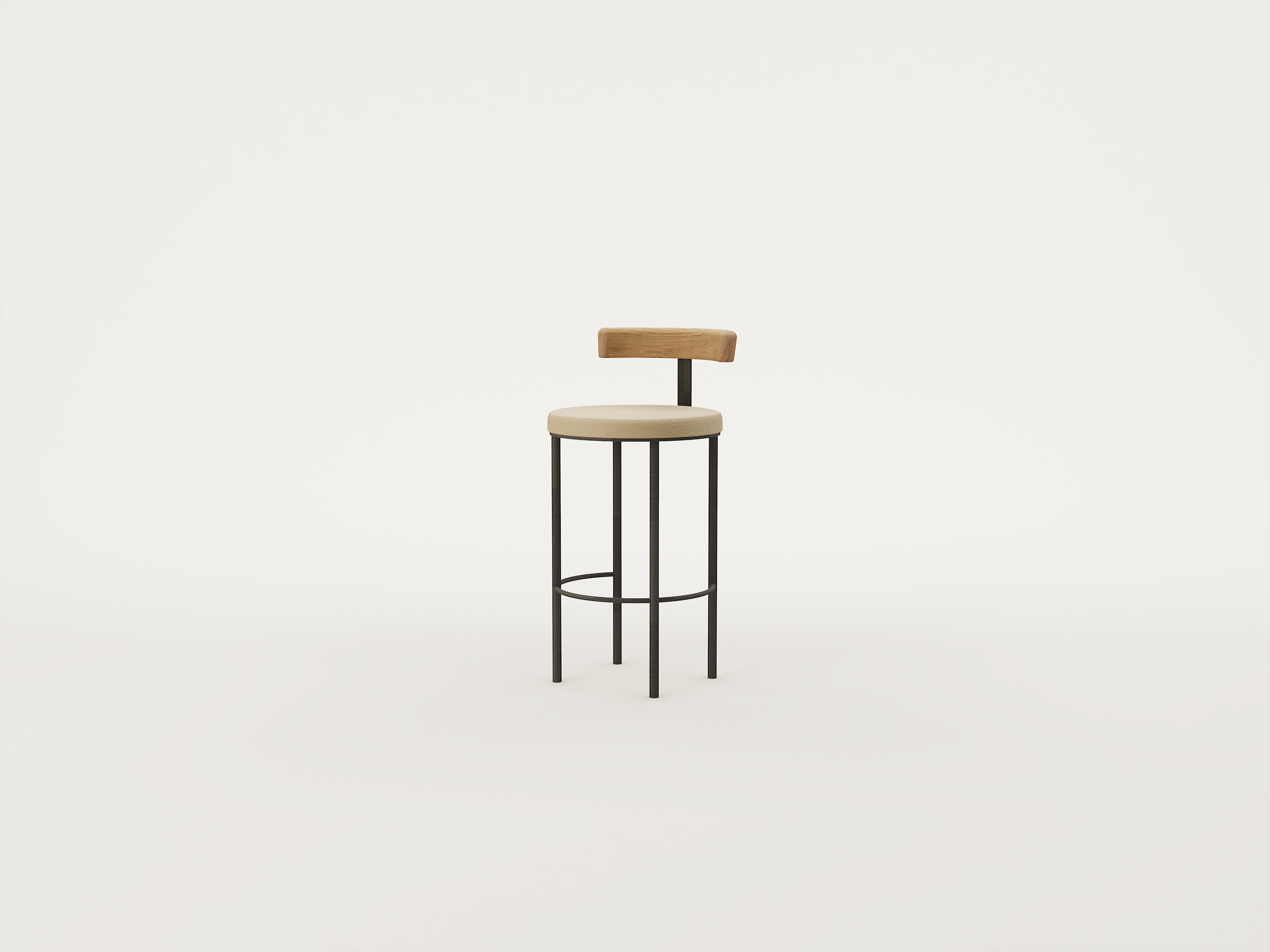 Organic Oak / Leisure Sandstone / Matt Black
