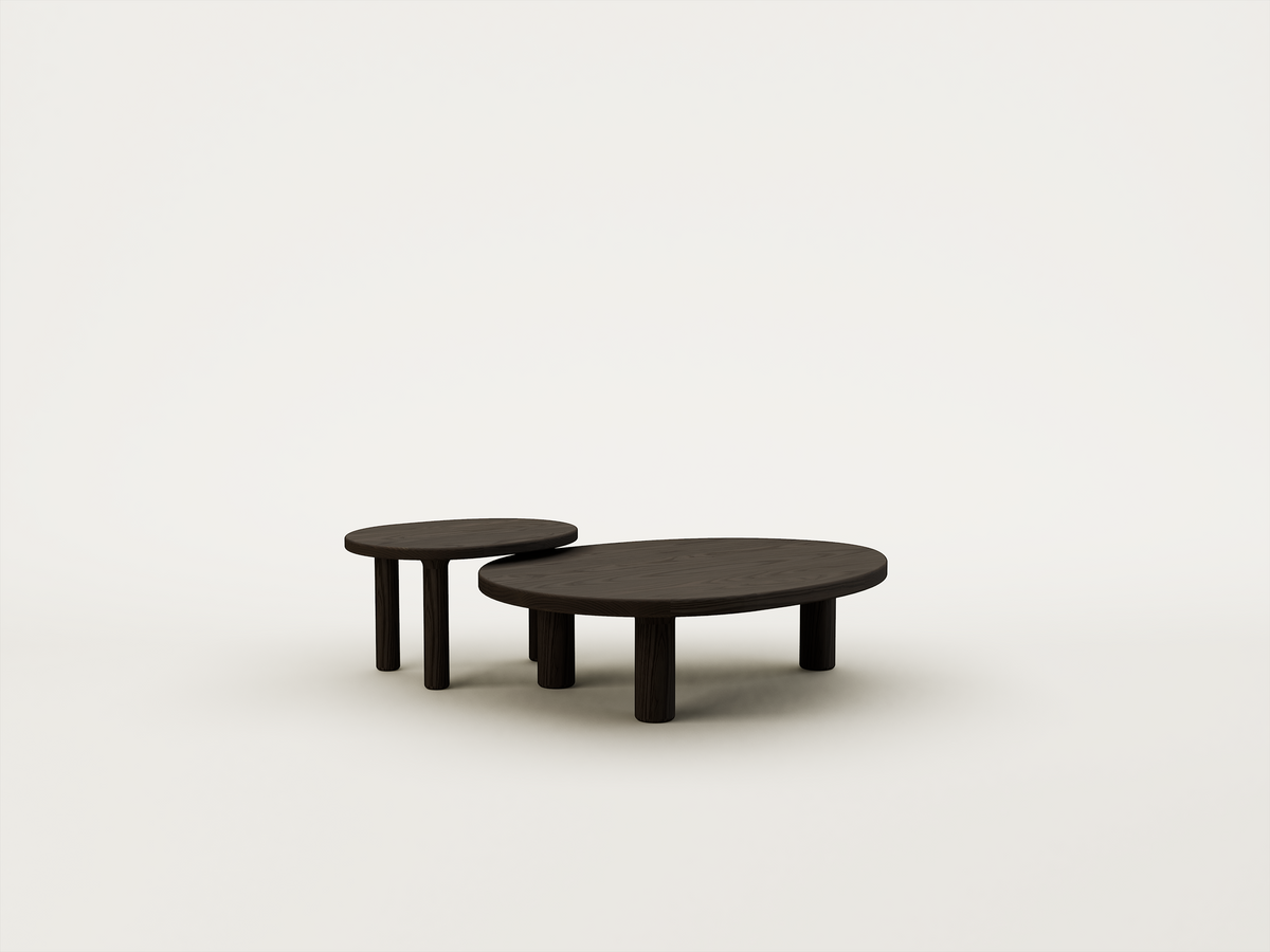 Contour Ovoid Nesting Tables