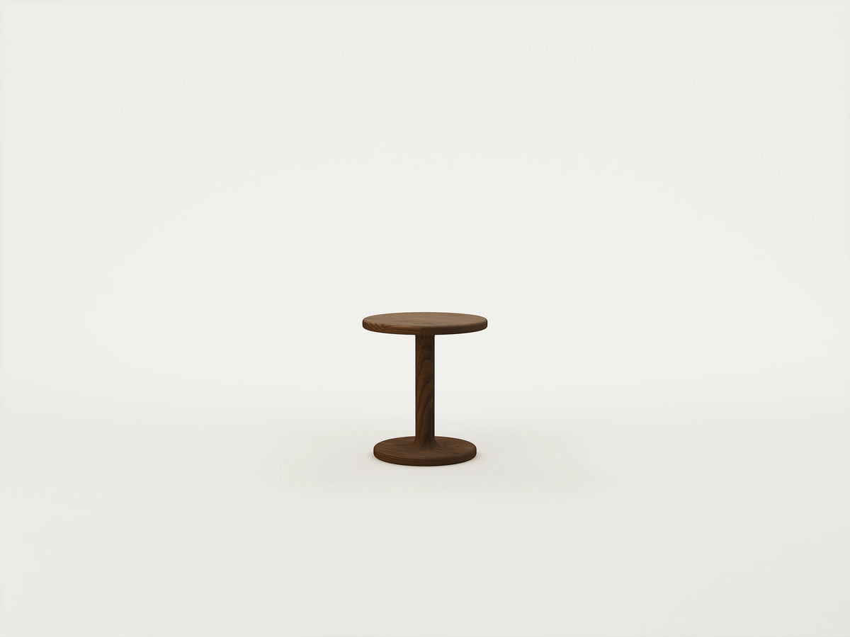 Contour Pedestal Side Table - ex display
