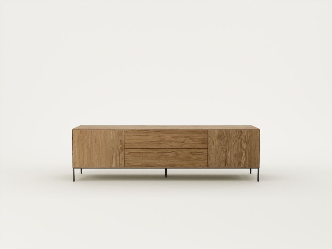 Aged Oak / Matt Black