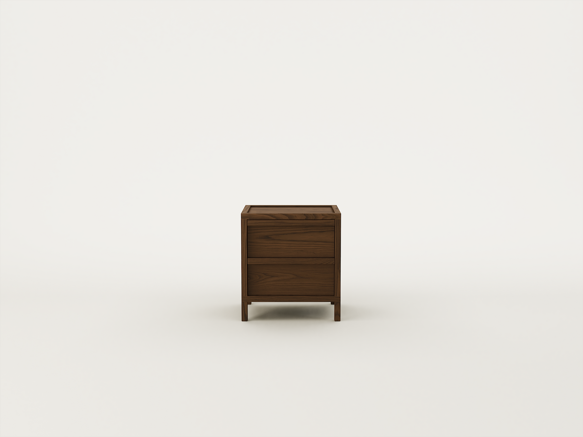 Nara 2 Drawer Bedside