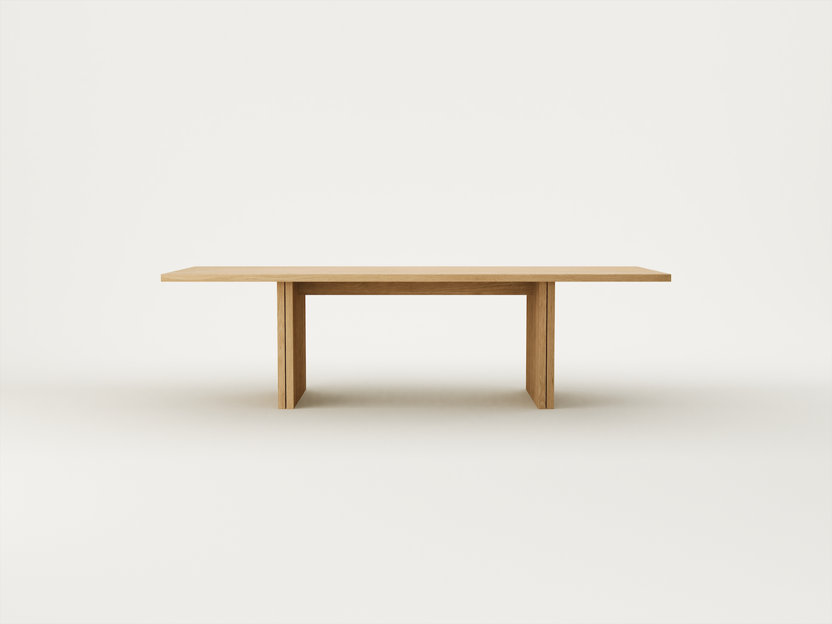 SBR T01 Dining Table Organic Oak - ex display