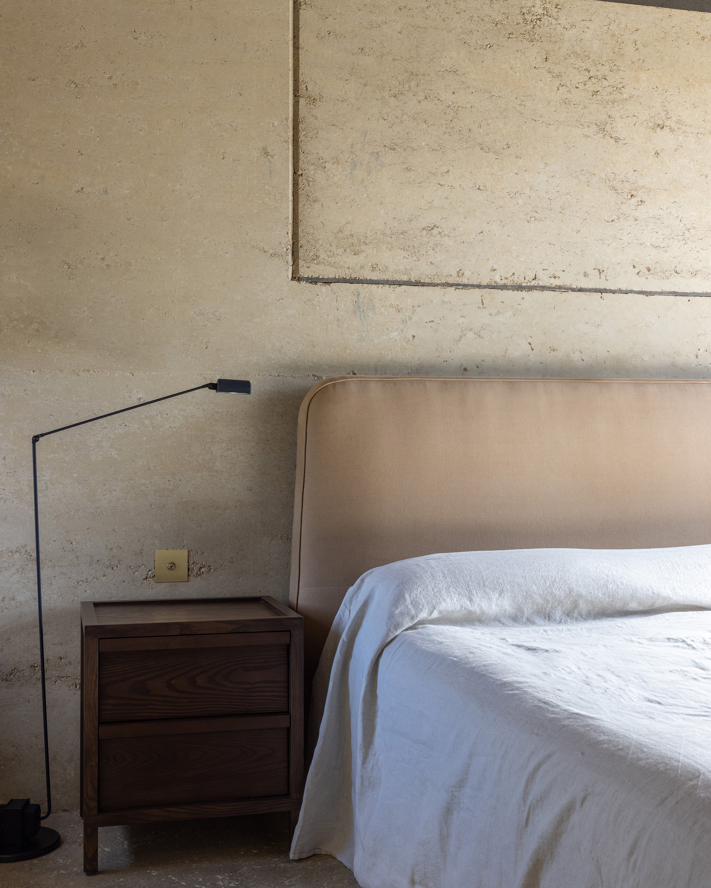 Arlo Upholstered Headboard NZ Made Woodwrights