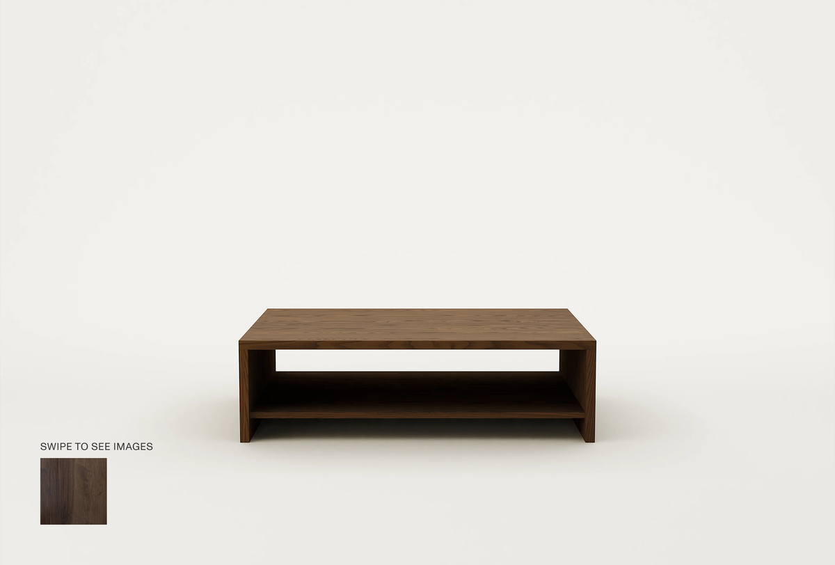 Tenon Coffee Table with Shelf - ex display