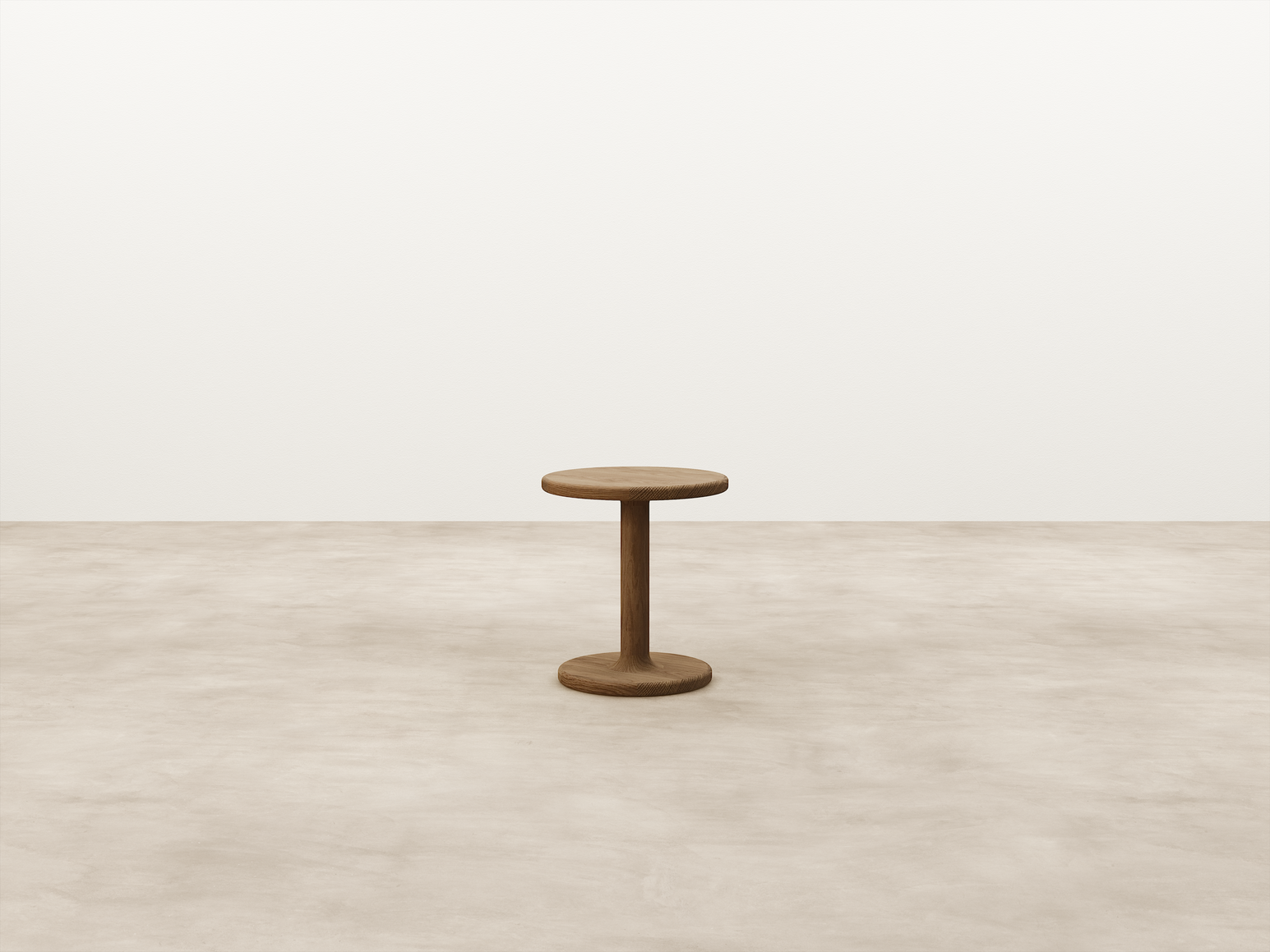 Contour Pedestal Side Table